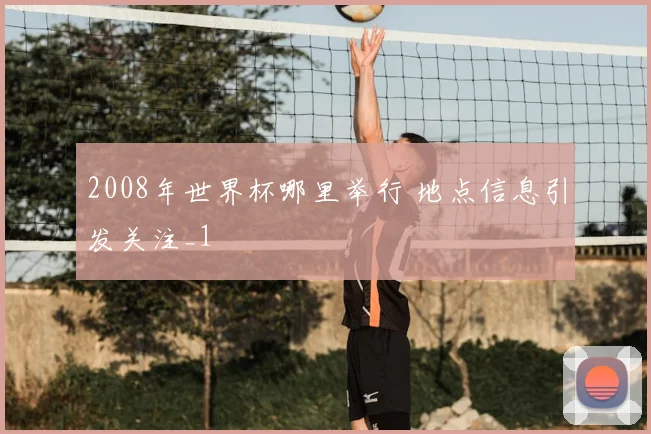 2008年世界杯哪里举行 地点信息引发关注_1